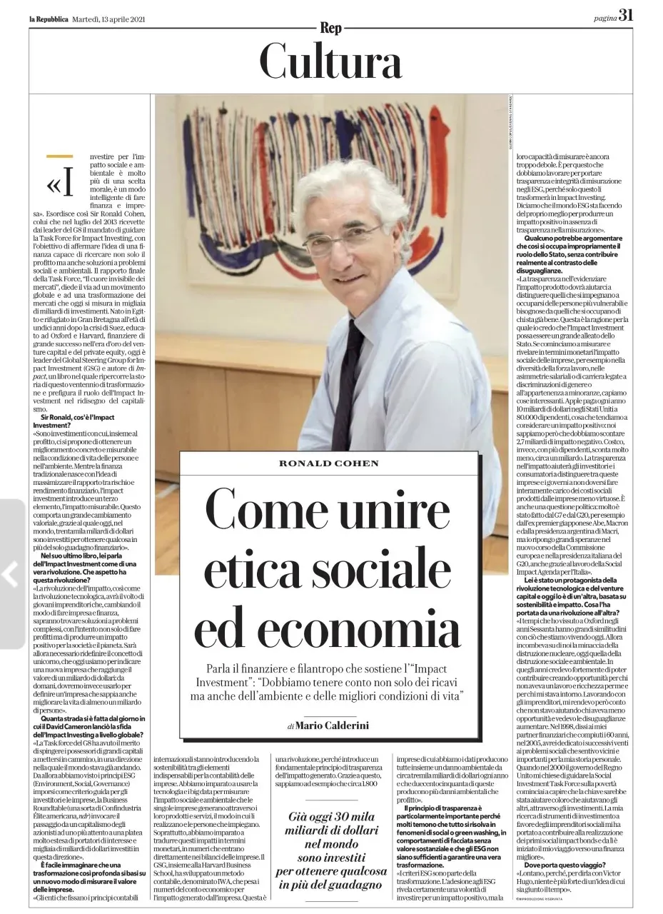 Come unire etica sociale ed economia