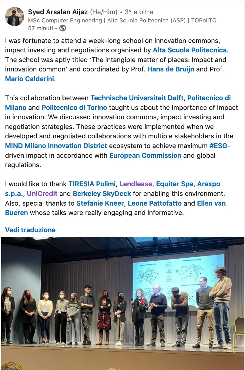 ASP Winter School ’22 | The intangible matter of places: impact and innovation commons