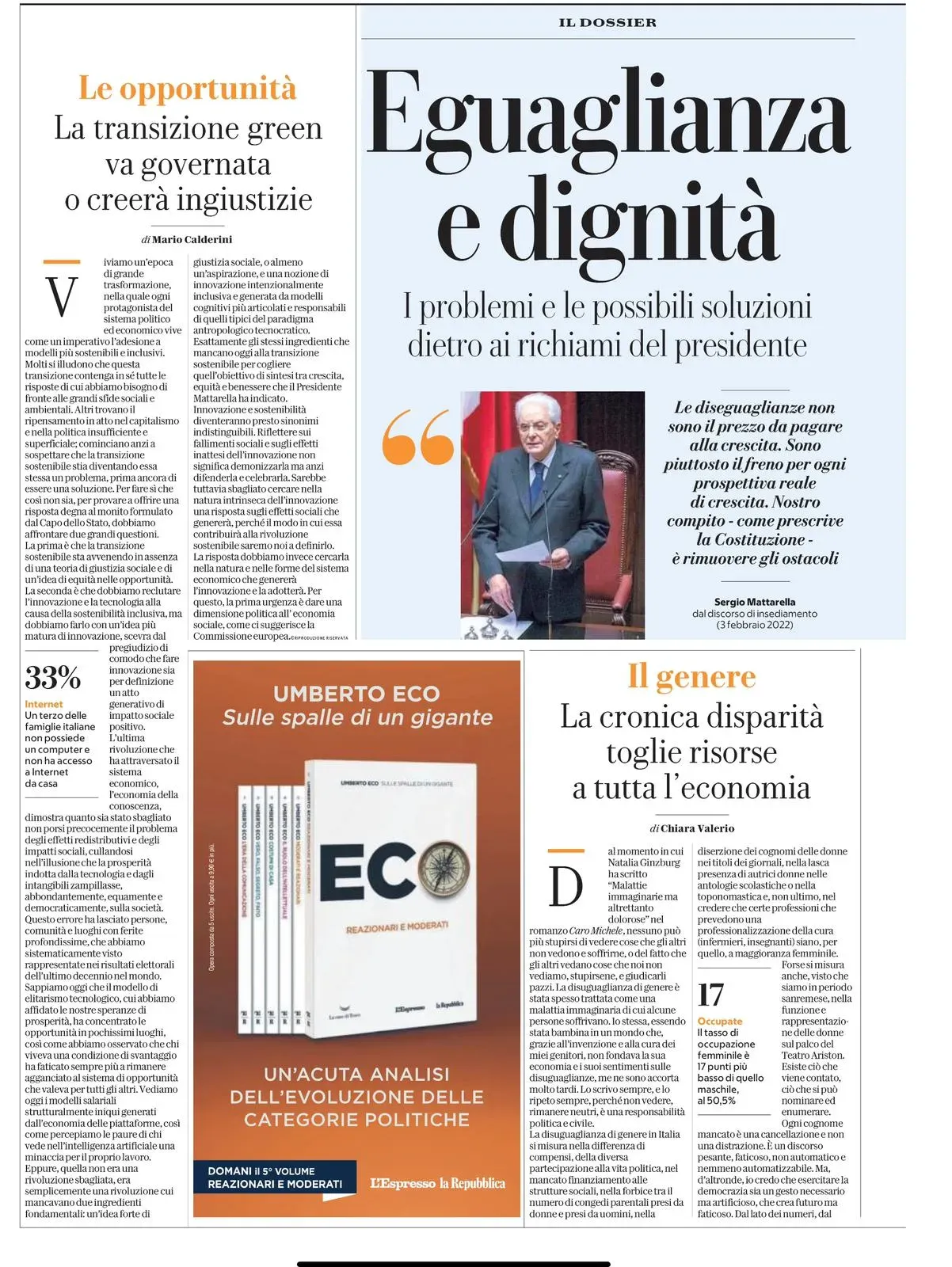 La transizione green va governata o creerà ingiustizie